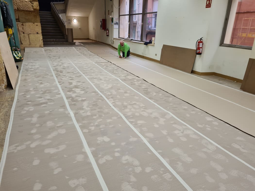 Cubrir el suelo de madera Andreu Parquets