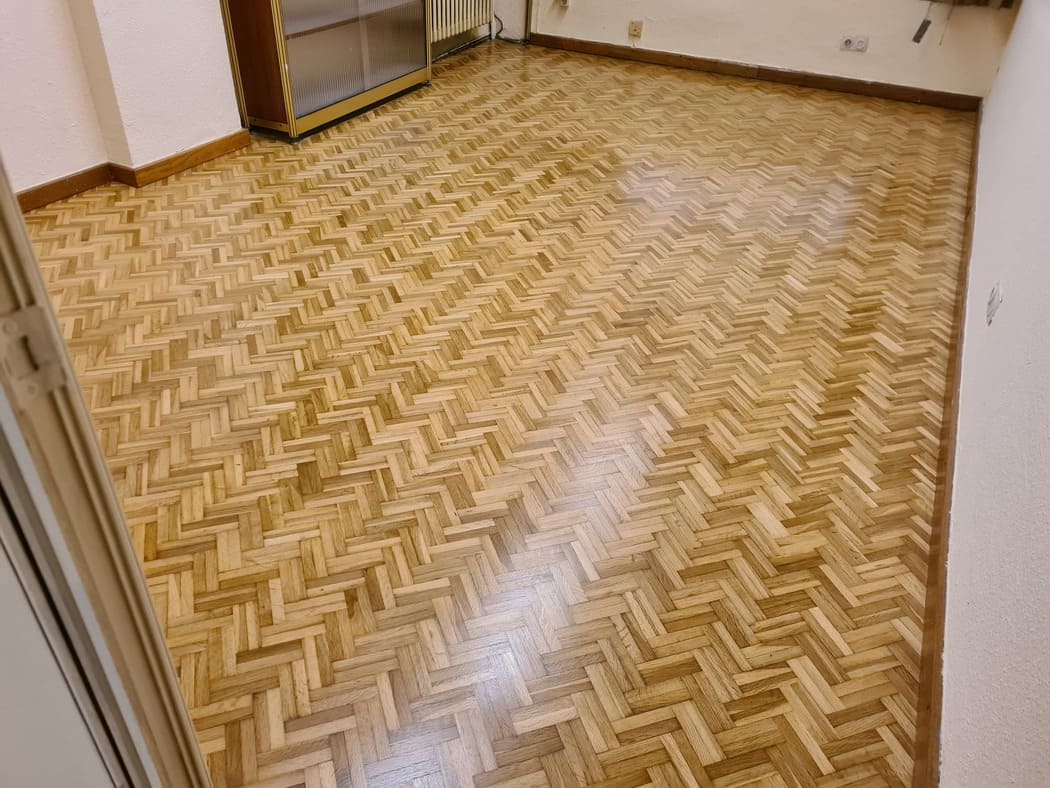 Estado del parquet después de la restauración - Andreu Parquets