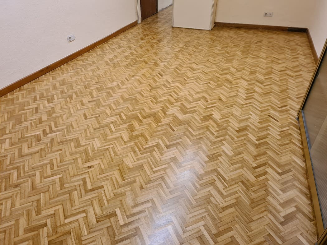 Estado del parquet después de la restauración - Andreu Parquets Lleida