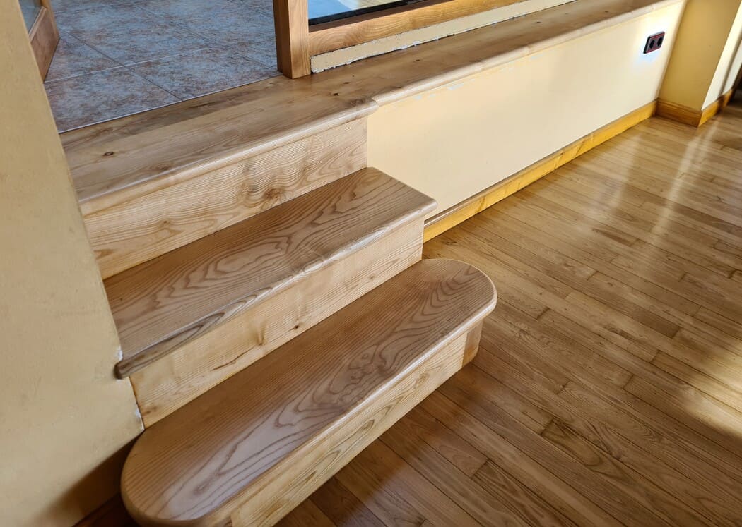 Suelo de madera restaurado - Andreu Parquets