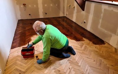 Cómo cambiar de color el parquet
