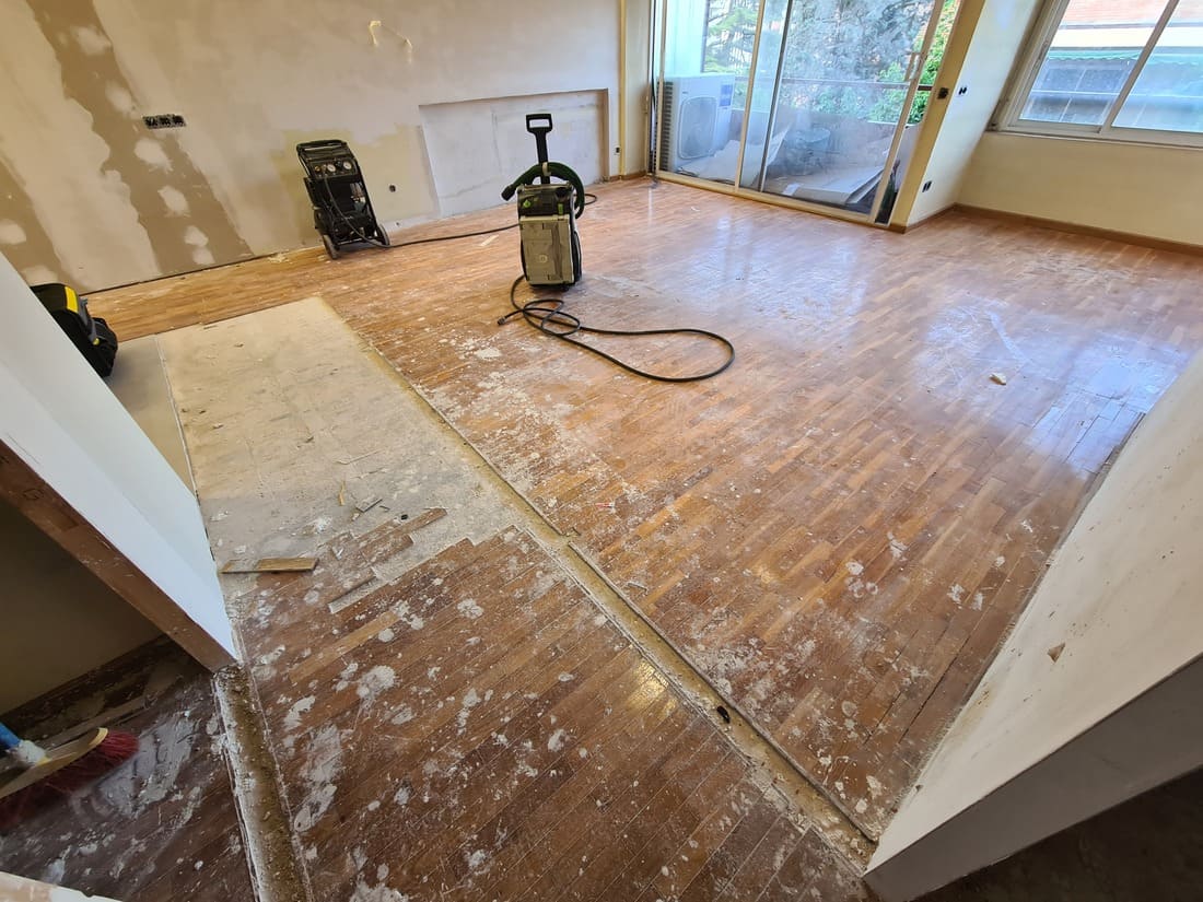 Paso a paso restauración de un parquet que le faltan lamas